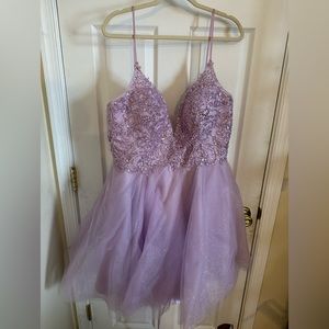 Women plus size homecoming dress